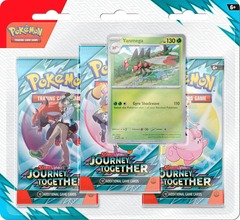 Pokemon TCG: Scarlet & Violet 09 Journey Together- 3 Pack Blister [Yanmega]